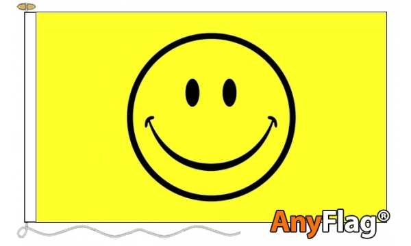 India Smiley Face Custom Printed AnyFlag®